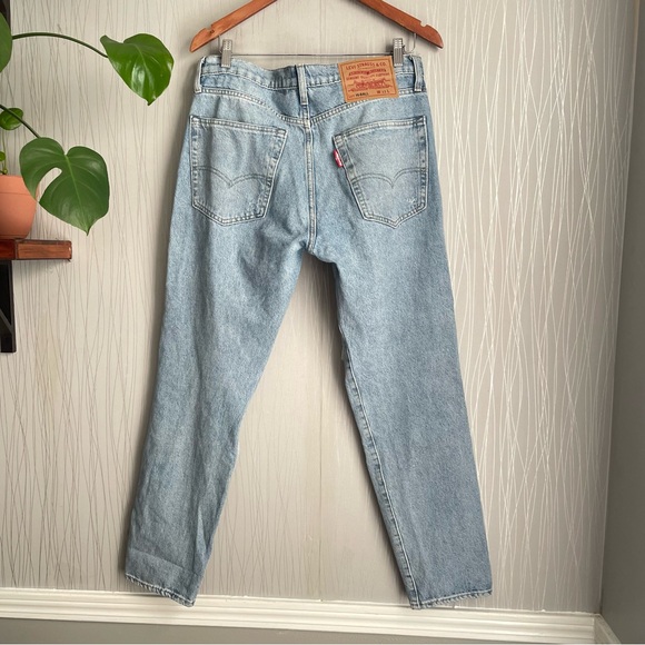 Levi’s 502 Hi-Ball Distressed Jeans Men’s W33 Tapered Streetwear Ripped Denim - Picture 10 of 14